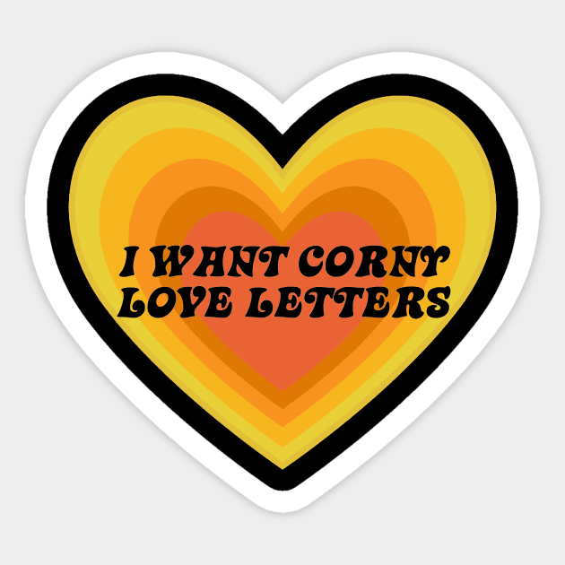 corny love letter Sticker by Dawsons Critique Podcast 